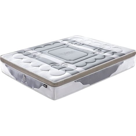Matelas Platinium Small : Mousse à mémoire de forme, Latex et Ressorts ensachés - 26cm - 160x200 cm