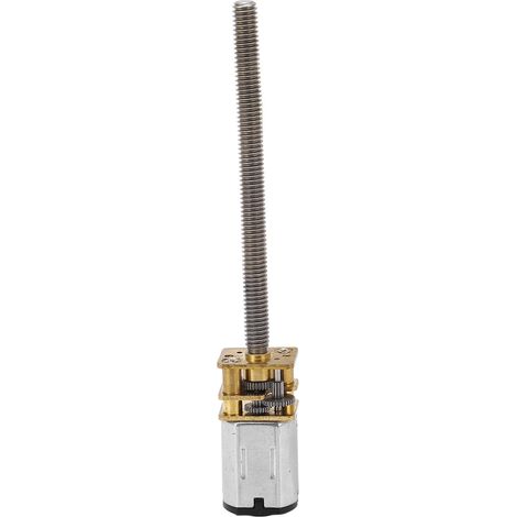 Moteur à réduction 12FN20 300RPM DC6V Mini moteur électrique à engrenages pour jouets électroniques M4x55 (1/5)