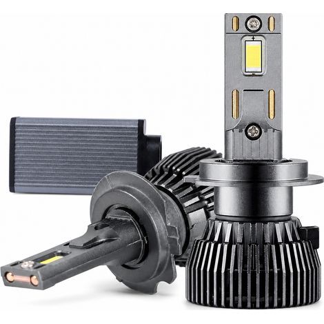 Bombilla LED de faro para coche 9006/HB4 negra, 12 V, 130 W, 13000 lm, REDSEA (1/5)