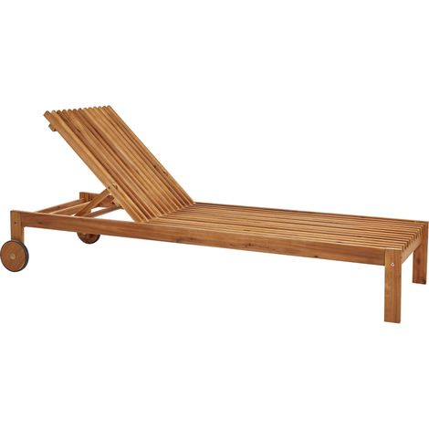 Sonnenliege BELLANO Akazienholz Braun