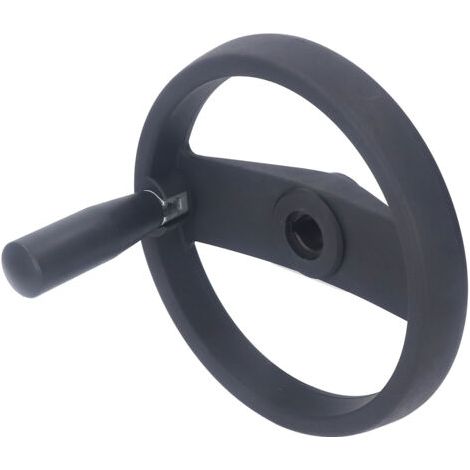 Volant Rond 200 X 18 Mm pour Fraiseuse, Volant en Plastique à Isolation Forte Standard pour Fraiseuse de Tour, Rectifieuse, Poignée Pliable (1/5)
