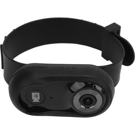Caméra pour collier pour animaux de compagnie avec carte mémoire 8 Go HD 1080p, mini caméra d'action pour chat et chien, utilisable en extérieur et en intérieur (noir). (1/5)