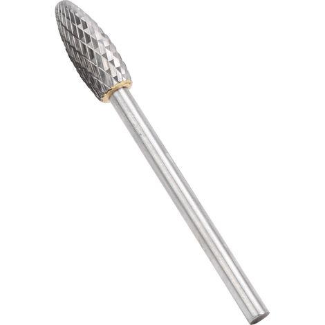 Lime rotative 6mm queue cylindrique acier tungstène outillage industriel H 6x12x32x100mm fraise carbure pour perceuse (1/5)