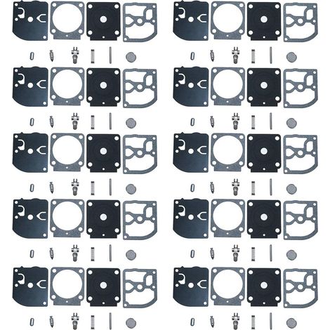 Kit de diaphragme de carburateur 10 pièces pour Zama RB-158 Stihl HS81T HS81R HS86T C1Q-S140 Tronçonneuse. (1/5)