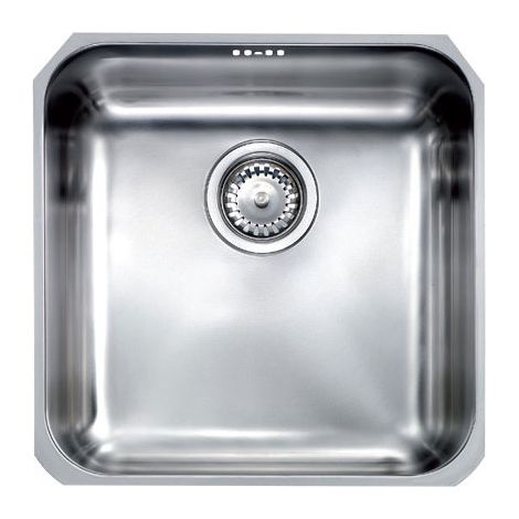 Lavello CINZIA SOTTOTOP 40X40 R60 1 vasca ACCIAIO INOX (1/6)