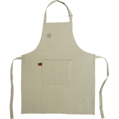 Küchenschürze aus Baumwolle, zum Binden, zum Schutz beim Kochen, grün, Stück