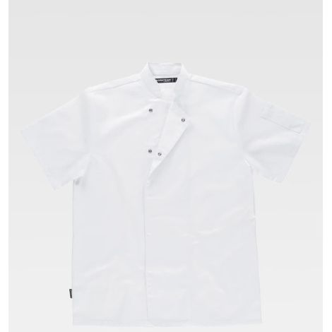 Chaquetilla básica unisex de cocina de manga corta B5901 L Blanco (1/2)
