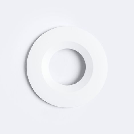 Marco Embellecedor para Downlight LED Ignífugo Circular 4CCT Regulable IP65 Blanco (1/4)