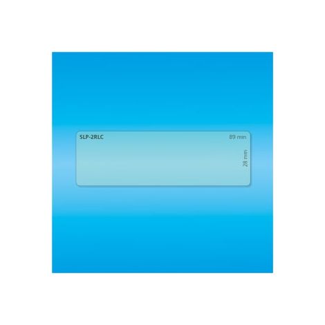SLP-2RLC CLEAR LABEL 28X89MM 130 LAB/ROLL 2 ROLL/BOX