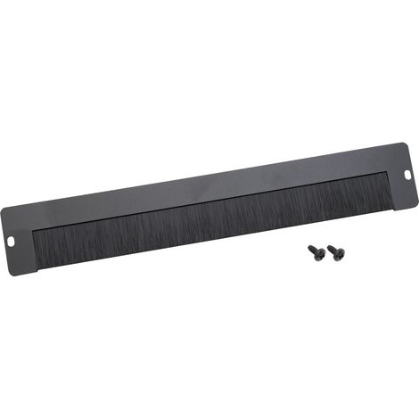 HMF 66429-02 Kabeldurchführung mit Bürsteneinsatz für 19 Zoll Serverschrank, außen