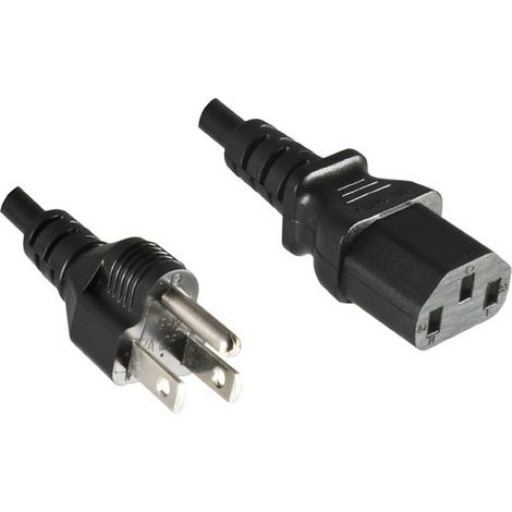 EFB Elektronik EK490.1,8 cable de transmisión Negro 1,8 m Enchufe tipo B C13 acoplador