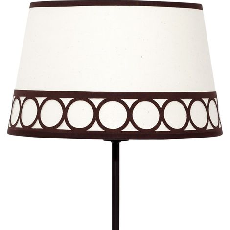 Lampara Sobremesa Dalia 1xe14 Beis/marron de FABRILAMP. (1/2)