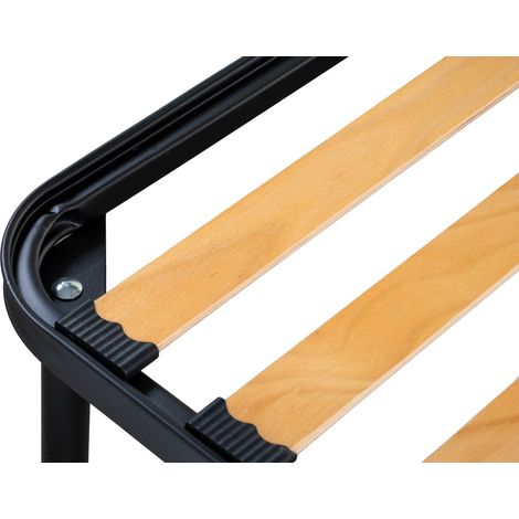 Rete singola in Ferro Smart   13 Doghe in Faggio, Doppia Traversa - Misura: 80x190 Singolo standard (1/4)