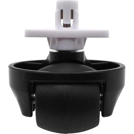 Rueda delantera para robot aspirador (negra) - Rueda delantera silenciosa - Compatible con aspiradoras Roborock S65/S55 Max/S65 Pure/S7/S8/T7S/T8/G10/G20 - Rueda universal (1/4)