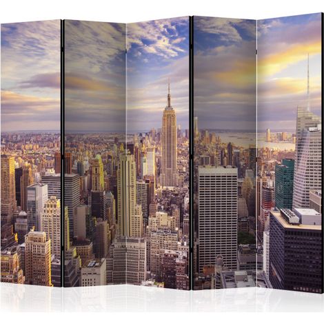 Paravent 5 Volets "New York Morning" 172x225cm (1/2)