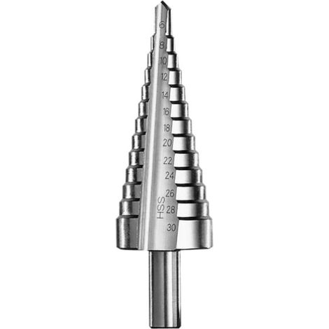 SCHILL - 746 Fraise étagée à tôle 6 à 30 mm - 007466-A-30 - Ce produit de marque Schill est neuf.