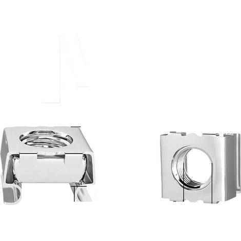 Kit d'écrous cage flottants carrés en acier inoxydable M4 M5 M6 (1/5)