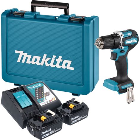 Perceuse-visseuse sans fil Makita DDF 487 RGE 18 V 40 Nm sans balais + 2 batteries 6,0 Ah + chargeur + mallette (1/5)