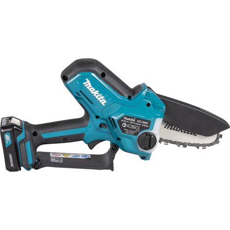 Tronçonneuse de branches Makita UC100DWA01 12 V 1x2 0 Ah accu . Barre de 10 cm