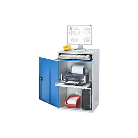 eurokraft pro  Postazione di lavoro per computer  lamiera (1/4)