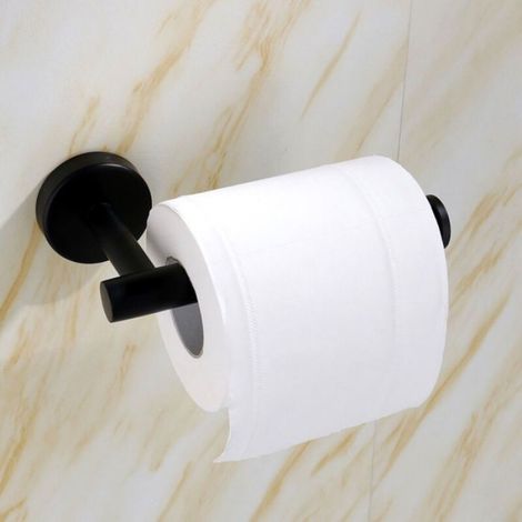 Porte-Serviettes - Crochet Pour Peignoir - Distributeur Papier Toilette - Acier Inoxydable 304 - Salle De Bain - Ensemble 3 Pièces (1/3)