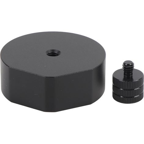 Adaptateur de trépied pour satellite en alliage d'aluminium, filetage 1/4in-20 et 3/8in-16, support de montage pour pied de satellite (1/5)