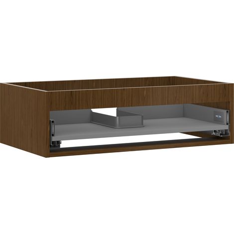 Mexen Box-A Korpus Waschtischschrank 80 cm, 1 Schublade, Walnuss - 91AX0-0800-235-1-86 (1/4)
