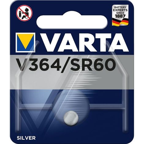 Micro pila de botón Varta sr60 - v364 1.55v blíster 1 unid ø6.8x2.15mm