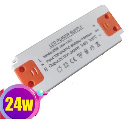 Bande lumineuse ultra-mince à tension constante DC12V pour éclairage de placard/miroir de salle de bain (24W)