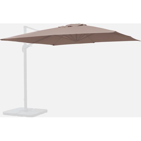 Lona de 3x3m sombrilla cuadrada desplazada (1/4)