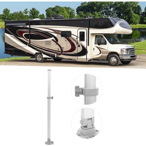 Pata de mesa ajustable de 510-760 mm para autocaravana, caravana, barco, yate - soporte telescópico plegable (1/5)