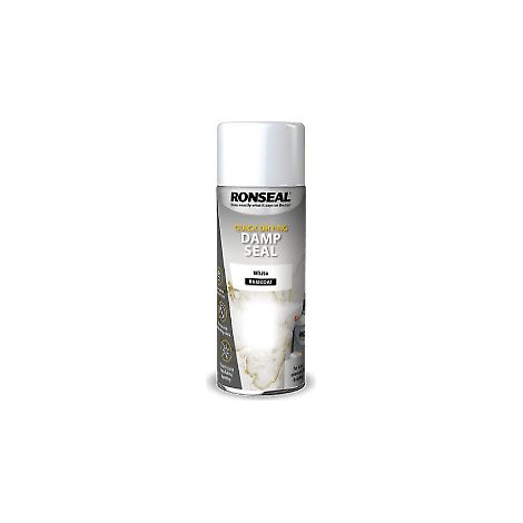 Ronseal Quick Dry Damp Seal Aerosol White 400ml