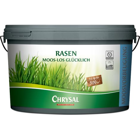 Chrysal Moos-los glücklich - Rasendünger 7,5 kg (1/4)