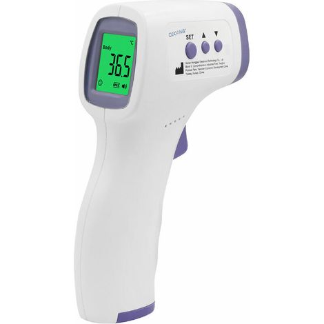 JOORRTThermomètre frontal Thermomètre sans contact Thermomètre infrarouge médical Écran LCD Fonction de mémoire Enfants Bébé Adulte Objet Thermomètre (1/4)