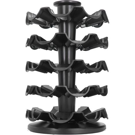 Capsule tournante 360° support de rangement café noir étagère pivotante pour dosettes ménage (1/5)