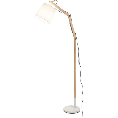 Lampada da terra in legno regolabile E27 60W Rabalux Thomas 4192 (1/4)