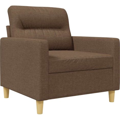 Fauteuil relax  Fauteuil Marron 60 cm Tissu (1/5)