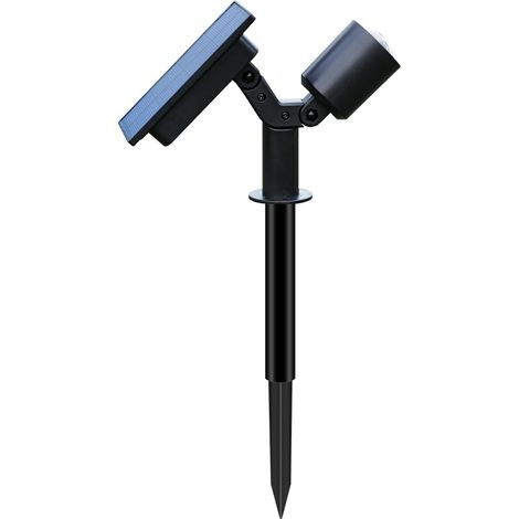 Lampe solaire sur poteau orientable, éclairage extérieur pour pelouse, jardin, terrasse et allée, éclairage décoratif sans fil (1/5)