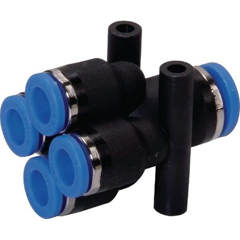 Distribuidor T reductor cu谩druple UNIVERSAL TMC64444P (1/2)