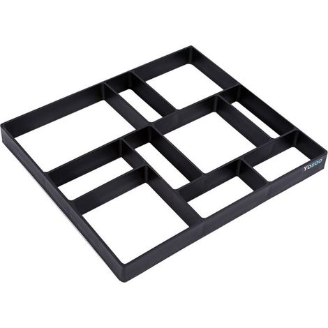 Moule de pavage en béton pour jardin, bricolage et améliorations extérieures, création d'allées et de chaussées (1/5)