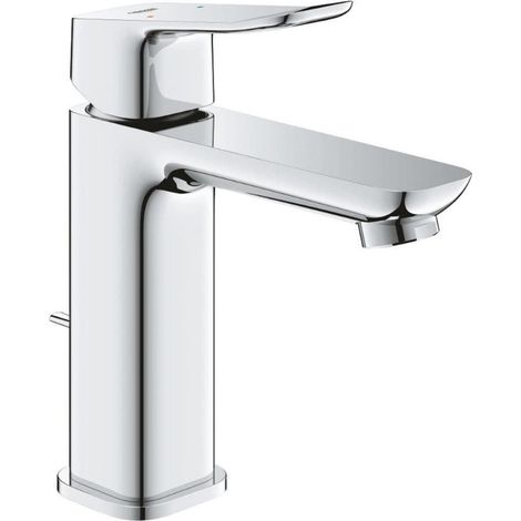 GROHE Dice Rubinetto Miscelatore Monocomando Per Lavabo Taglia M Con Piletta Click-Clack, Cartuccia Ceramica 28 Mm, Risparmio Idrico, Cromo - 1018320000 (1/5)