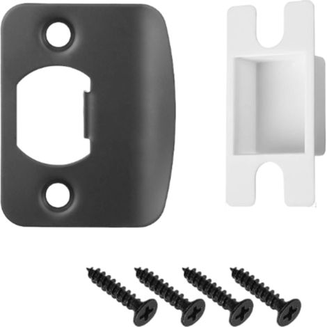 Irovami Plaque de guidage, plaque de verrouillage de porte, boucle noire