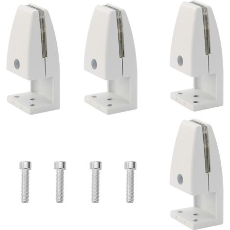 4er-Pack Schreibtisch-Trennwand-Clips, Hustenschutz-Clips aus Aluminiumlegierung, Sichtschutz-Clips für Klassenzimmer (5–20 mm) (1/5)