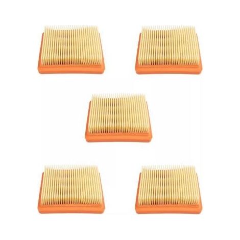 Paquet de 5, pièce de filtre à air 4180-141-0300 compatible avec de nombreux modèles de tondeuses à cordes Stihl pour FS89 FS91 FS111 FS131 4180 141 0300 (1/4)