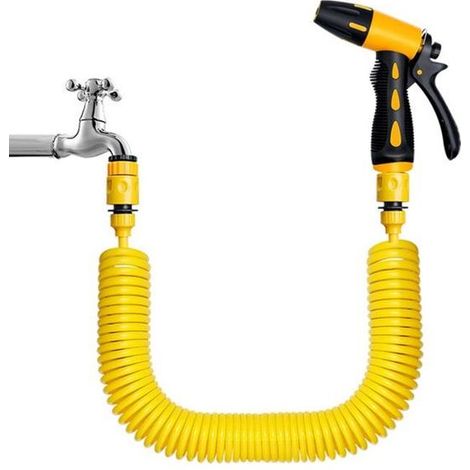 Pulvérisateur haute pression avec tuyau extensible 20 m, pistolet à eau et brumisateur (1/5)