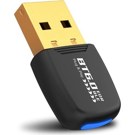 Adattatore Bluetooth 6.0 per PC, dongle Bluetooth USB 6.0, EDR wireless per laptop, PC, cuffie (1/5)