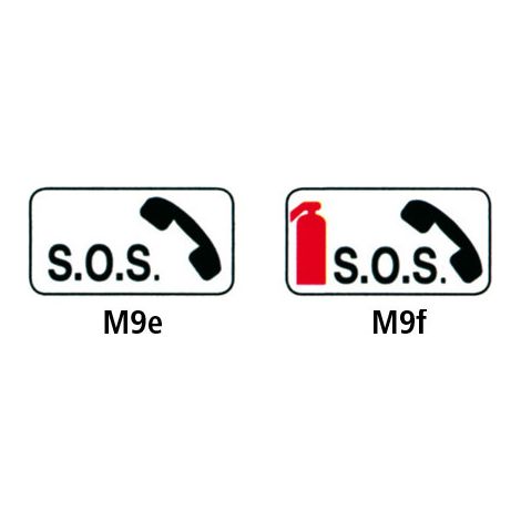 PANONCEAUX ROUTIERS - TYPE M9e ET M9f (M9egalva) - M9f - 700 x 200 mm