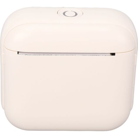 Imprimante thermique portable avec 10 rouleaux de papier, sans fil Bluetooth, impression noir et blanc, sans encre, pour étiquettes, photos et notes. (1/5)