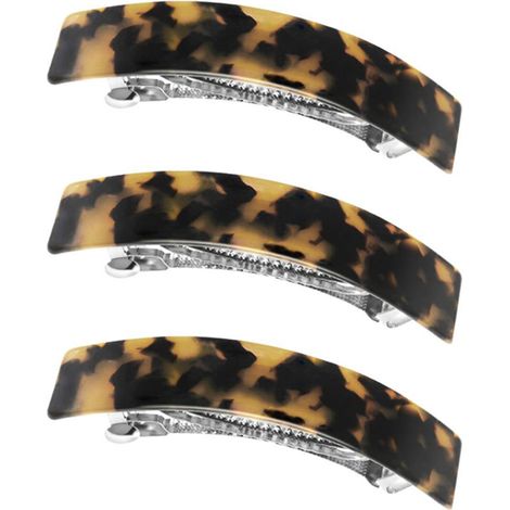 Barrette Cheveux - Motif Tortue - Acrylique - Pour Femme - Tenue Non Glissante - Usage Quotidien et Occasions Spéciales - Lot de 6 (1/5)
