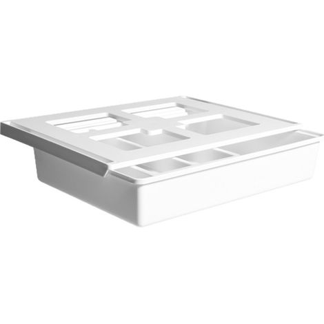 1 Organisateur de tiroir, coulissant, adhésif, ABS, pour bureau et armoire (1/5)